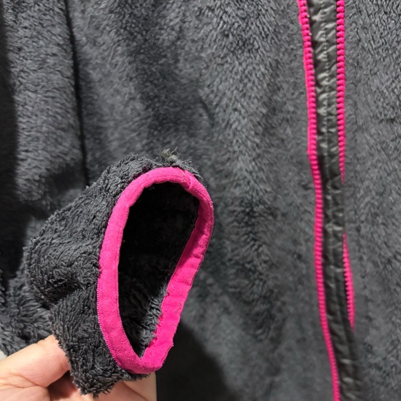 The North Face Girls Osito Fleece Full Zip Jacket Hooded, XL - Picture 9 of 9